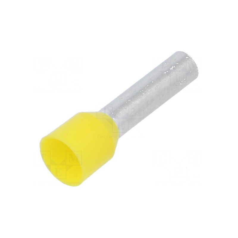 Vârf tub de capăt izolată cupru 6mm2 14mm cositorit crimpat | Electronic-mag.ro | Componente Electronice