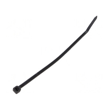 Colier de strângere poliamidă neagră 215mm 4,8mm 220N | Electronic-mag.ro | Componente Electronice