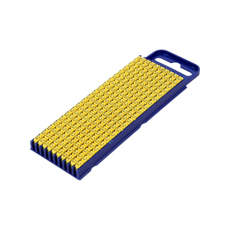 Markere Marcaj L2 2,8-3,8mm Poliamidă Galbenă -40-85°C WIC | Electronic-mag.ro | Componente Electronice