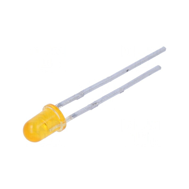 LED 3mm galben 100mcd 30° convex | Electronic-mag.ro | Componente Electronice