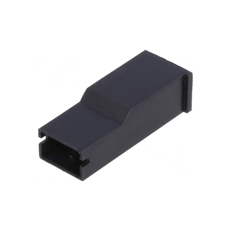 Carcasă terminală mamă clichet 6,3mm neagră | Electronic-mag.ro | Componente Electronice