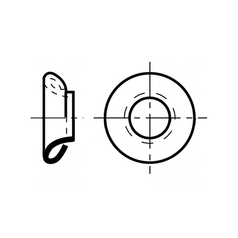 Inel de etanșare 4mm x 6,6mm -56÷120°C H: 3mm albă | Electronic-mag.ro | Componente Electronice