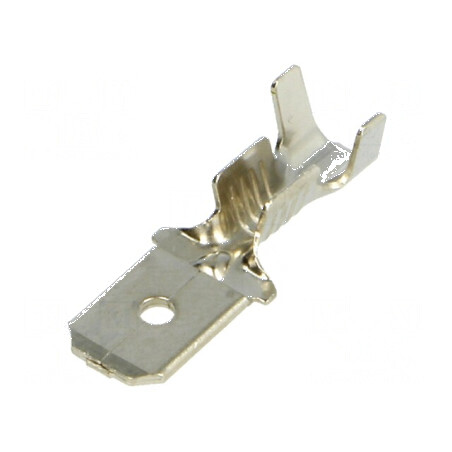 Terminal plat 6,3mm tată 1÷2,5mm2 crimpat pe cablu | Electronic-mag.ro | Componente Electronice