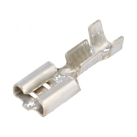 Terminal plat 6,3mm mamă 1÷2,5mm² crimpat pe cablu | Electronic-mag.ro | Componente Electronice