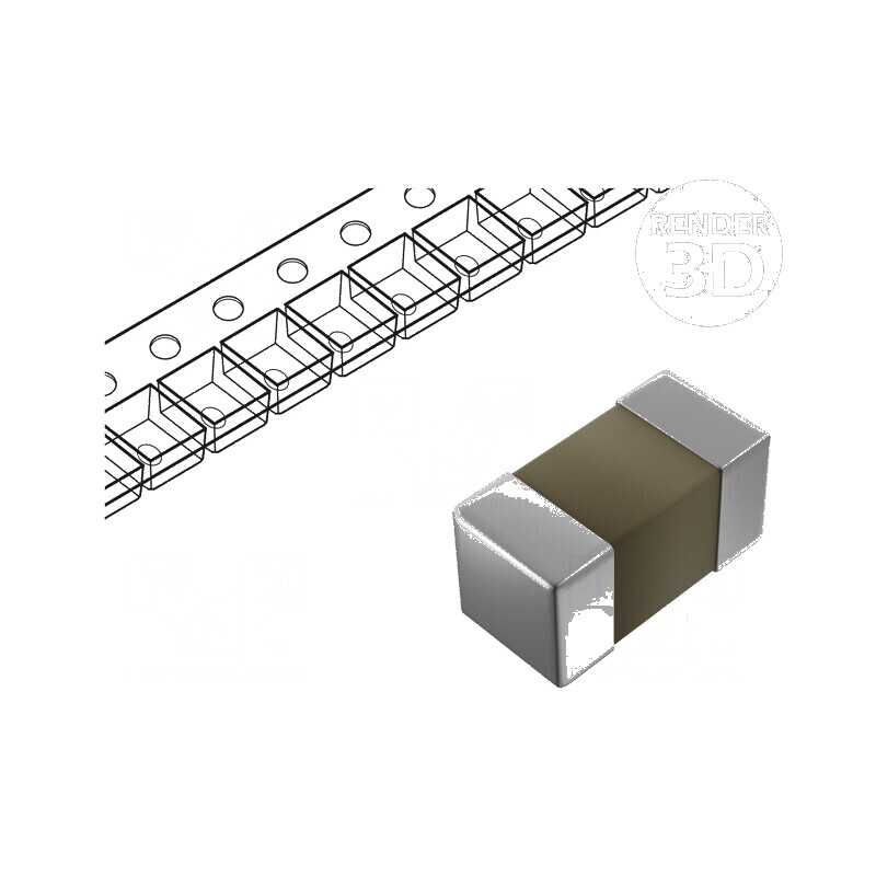 Condensator ceramic MLCC 22nF 25V X7R ±5% SMD 0402 | Electronic-mag.ro | Componente Electronice