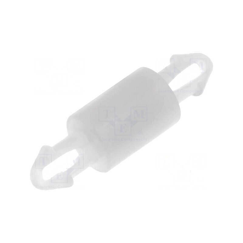 Distanțier PCB poliamidă 5mm clichet natural | Electronic-mag.ro | Componente Electronice