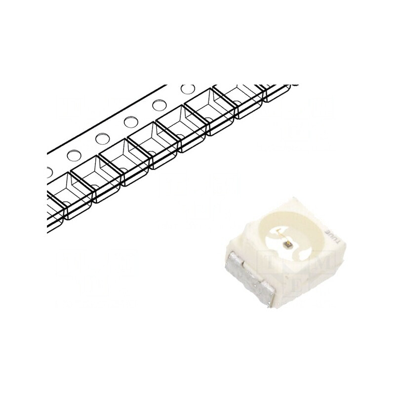 LED SMD 4040 Verde 45-112mcd 3,8x3,8x2,85mm 120° 20mA | Electronic-mag.ro | Componente Electronice