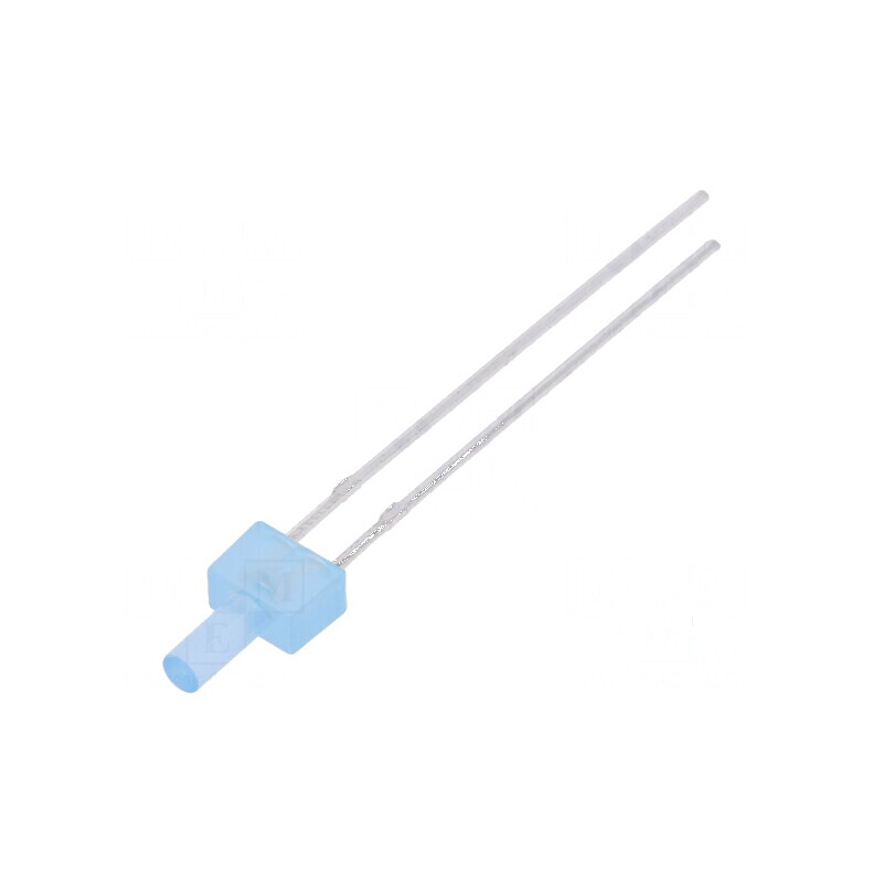 LED albastru 2mm 160-270mcd 130° plat | Electronic-mag.ro | Componente Electronice
