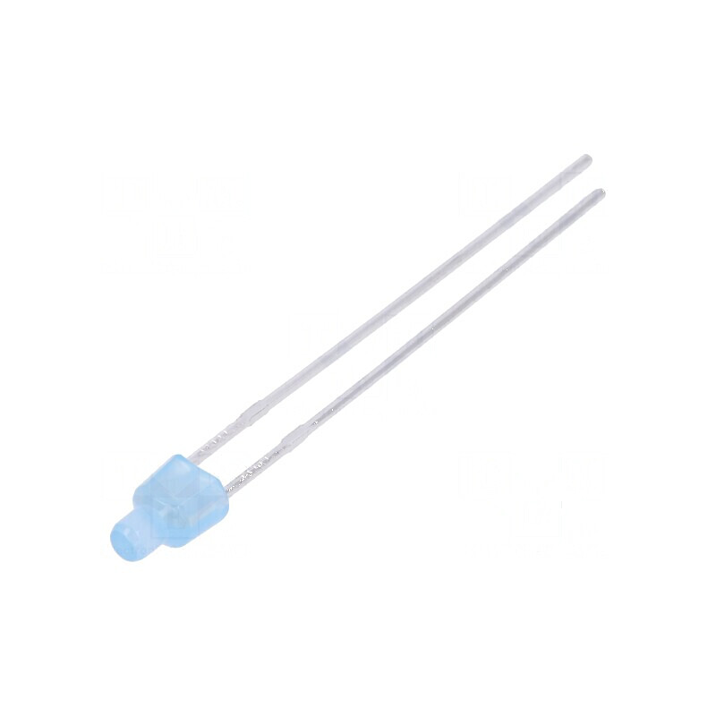 LED albastru 2mm 120÷210mcd 120° plat | Electronic-mag.ro | Componente Electronice