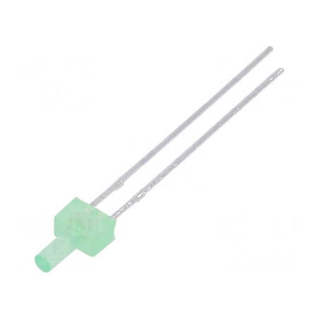LED verde 2mm 460-780mcd 130° plat | Electronic-mag.ro | Componente Electronice