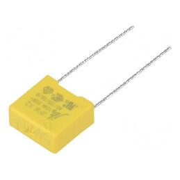 Condensator polipropilenă X2 100nF THT antiperturbaţii | Electronic-mag.ro | Componente Electronice