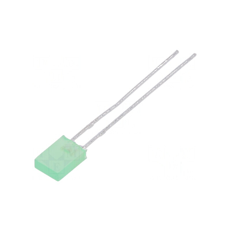 LED dreptunghiular verde 5x2x7,15mm 600-1000mcd 130° 20mA | Electronic-mag.ro | Componente Electronice