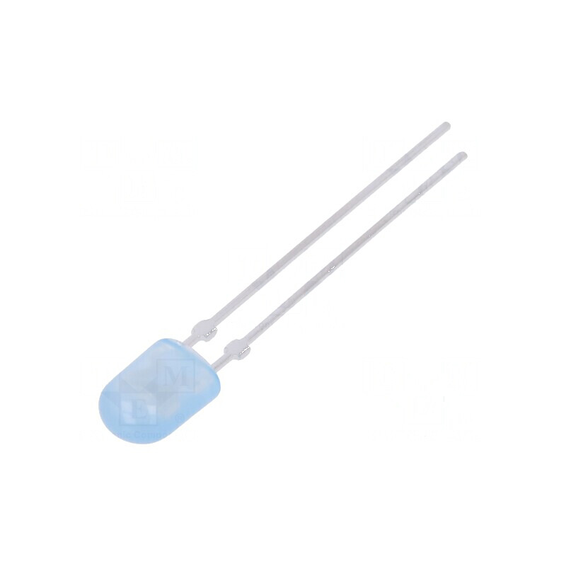 LED oval albastru 5,2x3,8mm 460-780mcd 110/40° fără colier | Electronic-mag.ro | Componente Electronice