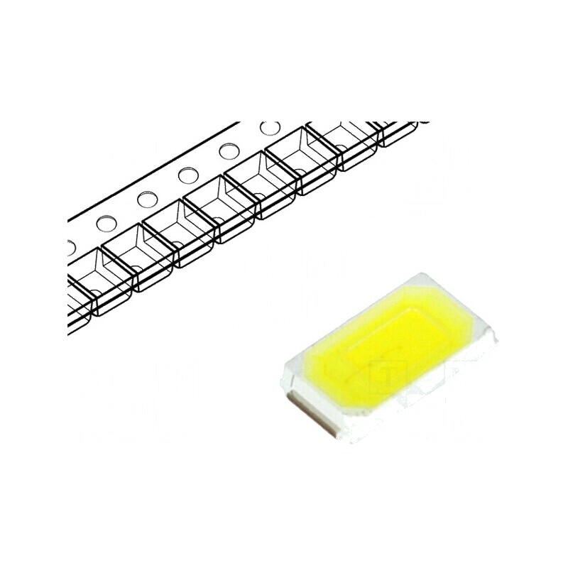 LED SMD 5730 PLCC2 Alb Rece 45-50lm 5000-6500K 150mA 120° | Electronic-mag.ro | Componente Electronice LED SMD 5730 PLCC2 Alb Rece 45-50lm 5000-6500K 150mA 120° | Electronic-mag.ro | Componente Electronice