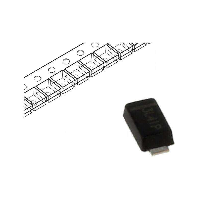 Diodă SMD 600V 1A 250ns DO214AC Ufmax 1,3V | Electronic-mag.ro | Componente Electronice