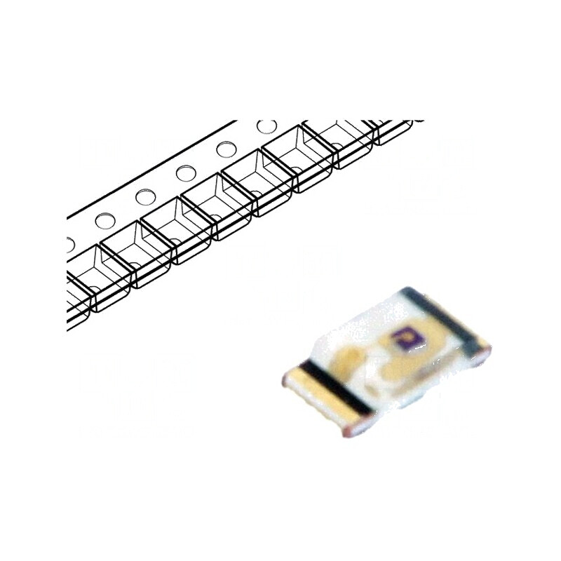 LED SMD 0603 galben 7,1-45mcd 1,6x0,8x0,35mm 130° 1,7-2,3V | Electronic-mag.ro | Componente Electronice