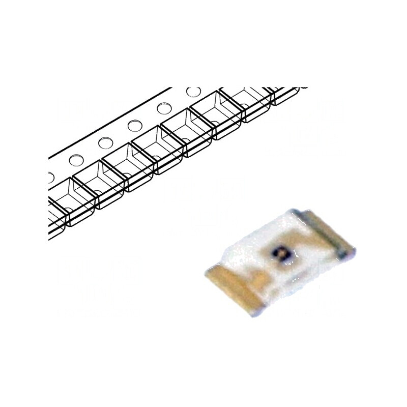LED SMD 0603 Verde 18-112mcd 1,6x0,8x0,3mm 130° 1,8-2,4V | Electronic-mag.ro | Componente Electronice