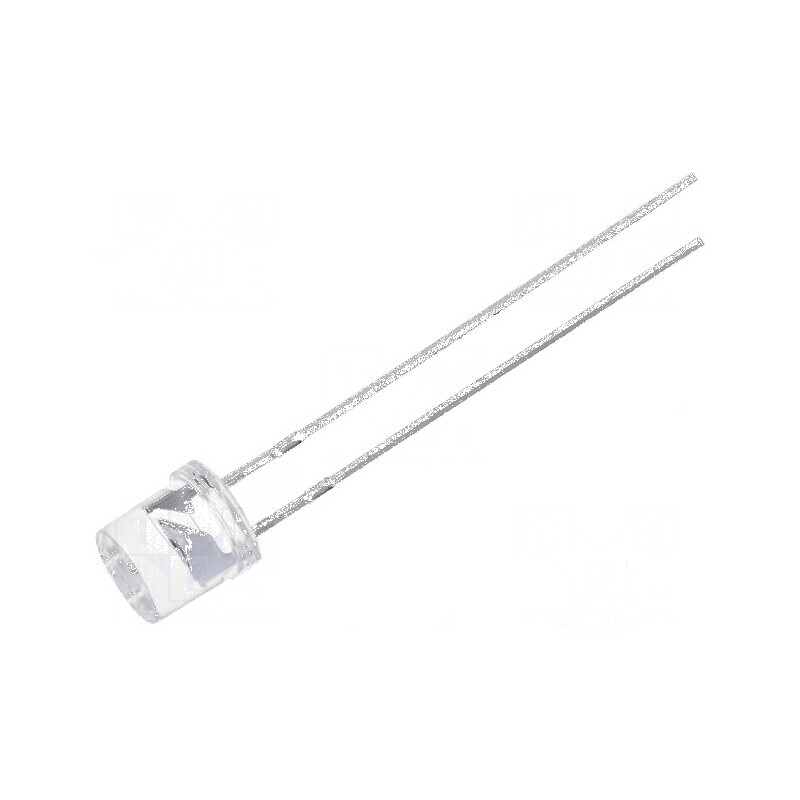 LED 5mm galben 330-750mcd 140° plat | Electronic-mag.ro | Componente Electronice