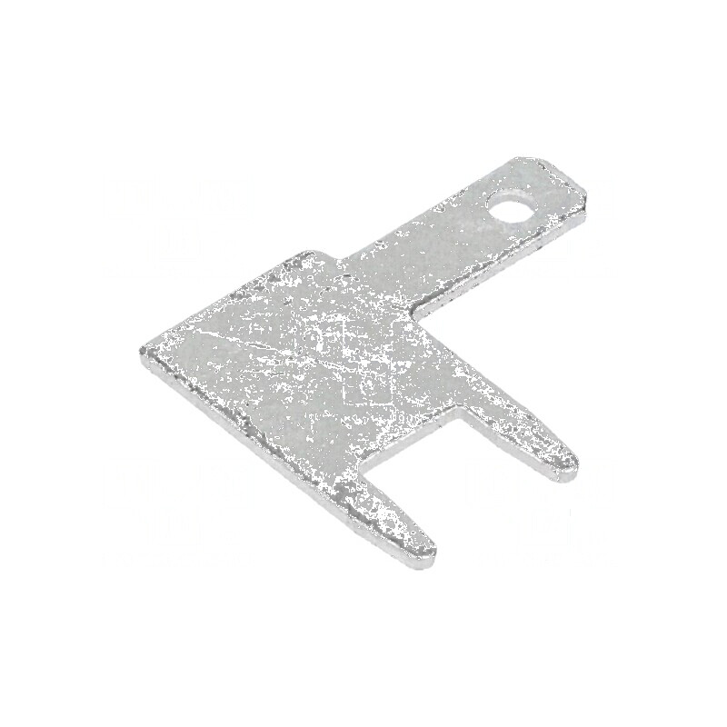 Terminal plat 2,8mm 0,5mm tată THT alamă cositorită | Electronic-mag.ro | Componente Electronice