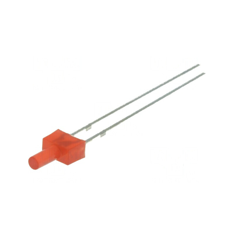 LED roșie 2mm 100-150mcd 90° plat 4,8x2,5mm | Electronic-mag.ro | Componente Electronice