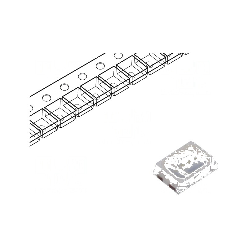 LED SMD 2016 Albastru 500-750mcd 120° 60mA 228mW | Electronic-mag.ro | Componente Electronice