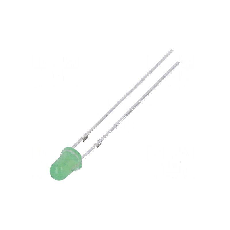 LED 3mm galben-verde 68-100mcd 70° convex | Electronic-mag.ro | Componente Electronice