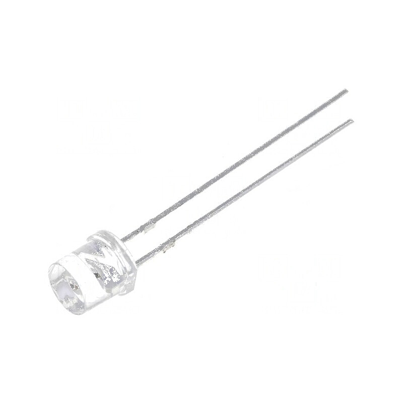 LED 5mm roșie 330-750mcd 140° plat | Electronic-mag.ro | Componente Electronice