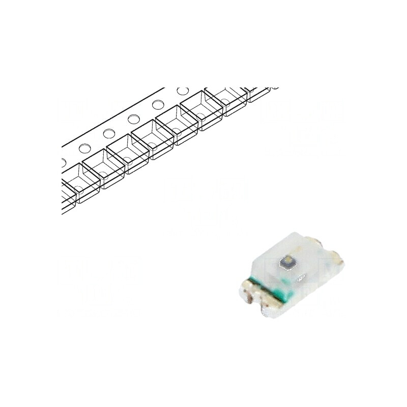 Emițător IR 940nm transparent SMD 1,6x0,8x0,6mm 120° | Electronic-mag.ro | Componente Electronice