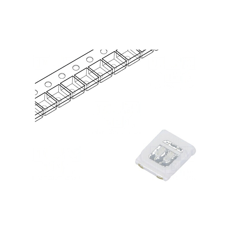 LED SMD 2835 PLCC2 Albastru 12-22lm 2,8x3,5x0,65mm 120° | Electronic-mag.ro | Componente Electronice