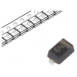 Diodă TVS 180W 6,2V 10A Unidirecţională SOD523 ESD | Electronic-mag.ro | Componente Electronice