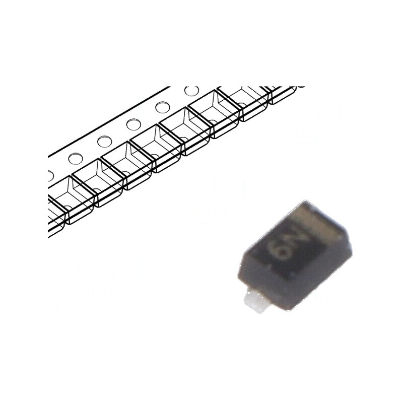 Diodă TVS 180W 6,2V 10A Unidirecţională SOD523 ESD | Electronic-mag.ro | Componente Electronice Diodă TVS 180W 6,2V 10A Unidirecţională SOD523 ESD | Electronic-mag.ro | Componente Electronice