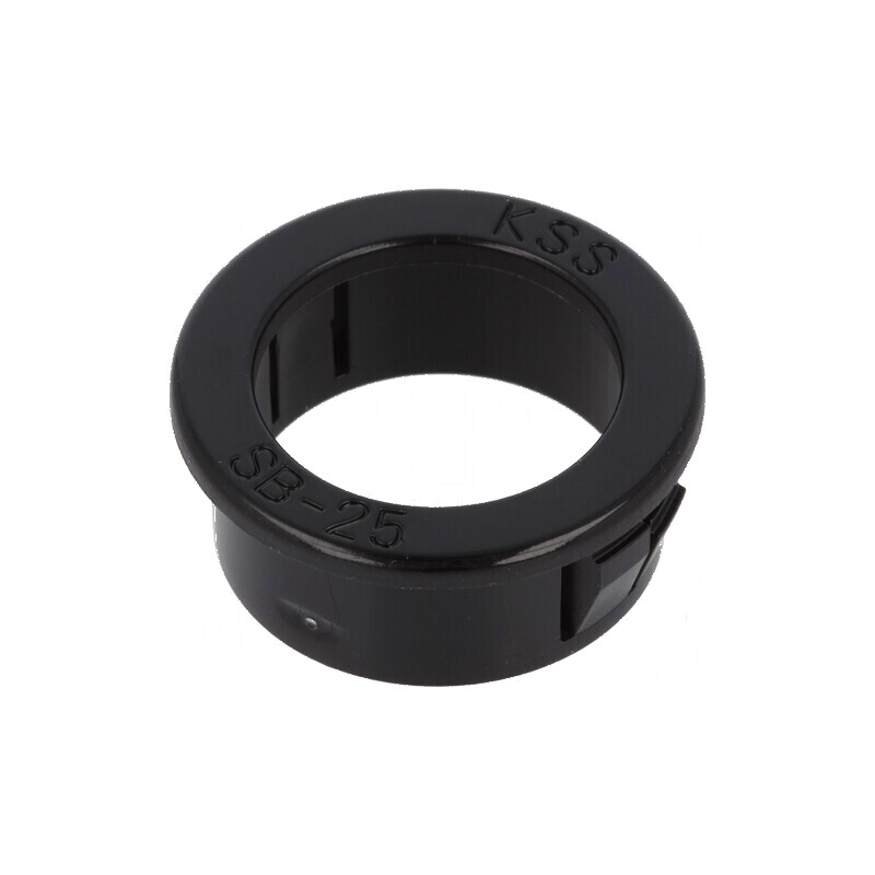 Manșon negru 25,4mm x 19,5mm | Electronic-mag.ro | Componente Electronice
