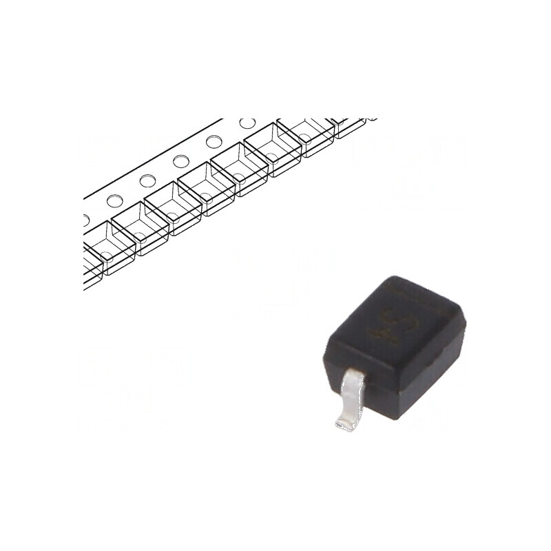 Diodă Schottky SMD 40V 0,35A SOD323 - Redresor pe rolă/bandă | Electronic-mag.ro | Componente Electronice