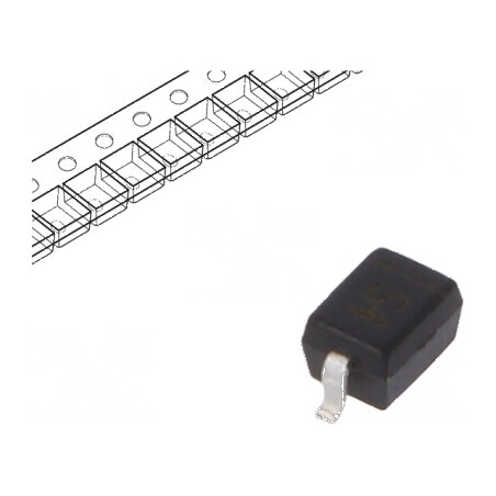 Diodă Schottky SMD 40V 0,35A SOD323 - Redresor pe rolă/bandă | Electronic-mag.ro | Componente Electronice