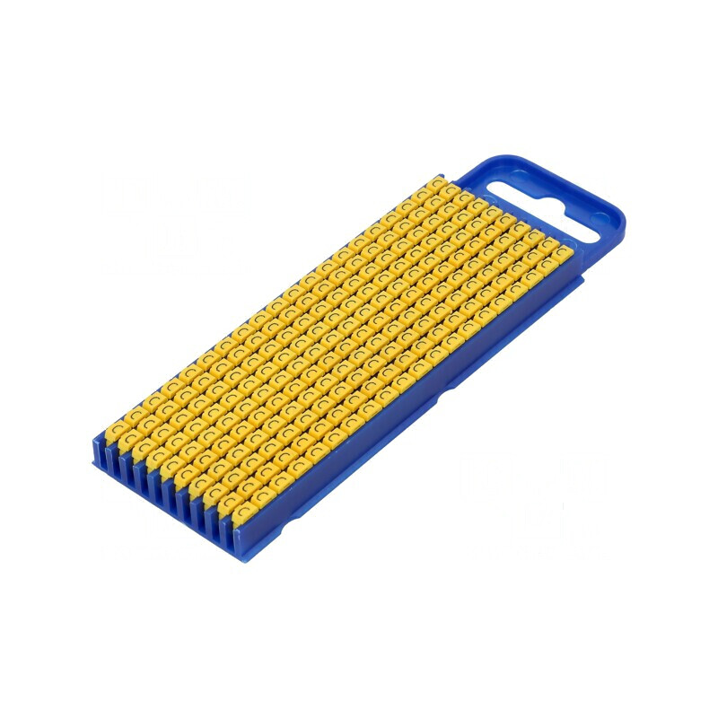 Markere Marcaj C 2,8-3,8mm Poliamidă Galbenă -40 la 85°C WIC | Electronic-mag.ro | Componente Electronice