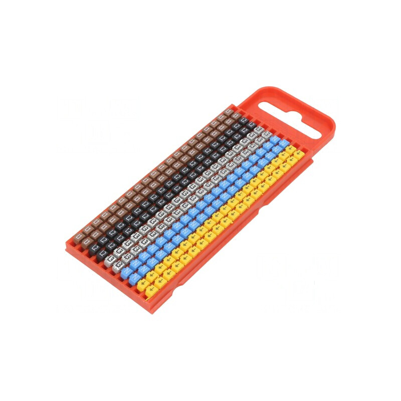 Markere Marcaj L1, L2, L3, N, Împământare 2÷2,8mm Poliamidă WIC | Electronic-mag.ro | Componente Electronice