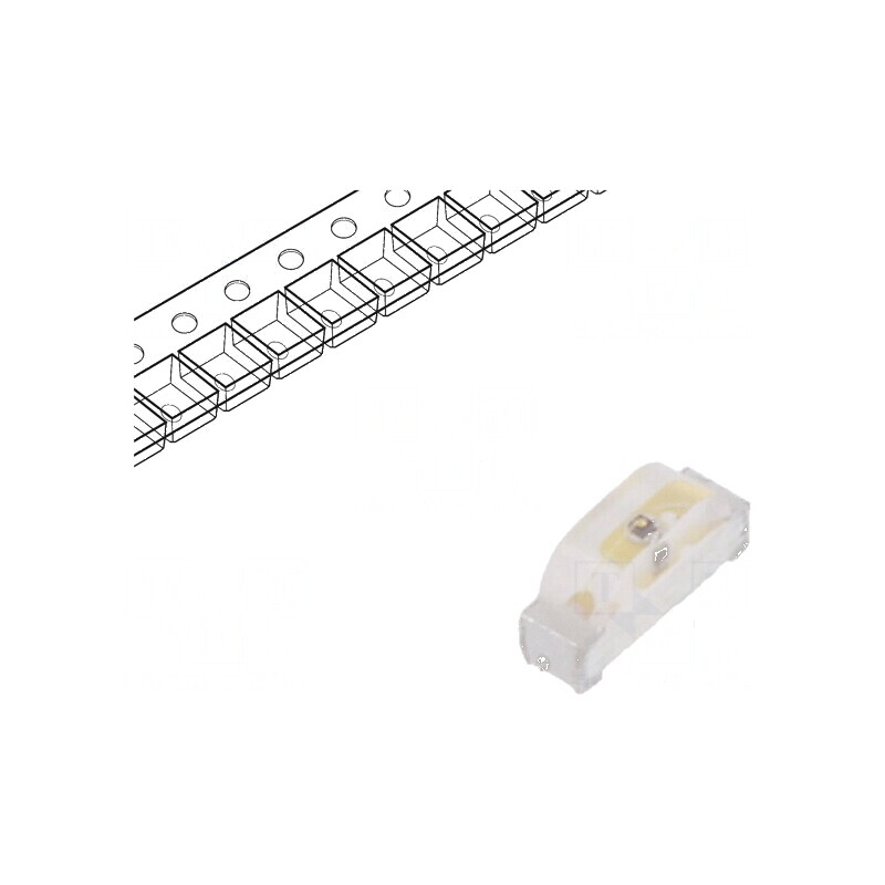 LED SMD 0804 galben-verde 16,8-20,5mcd 2.1x1x0.6mm 130° 20mA | Electronic-mag.ro | Componente Electronice