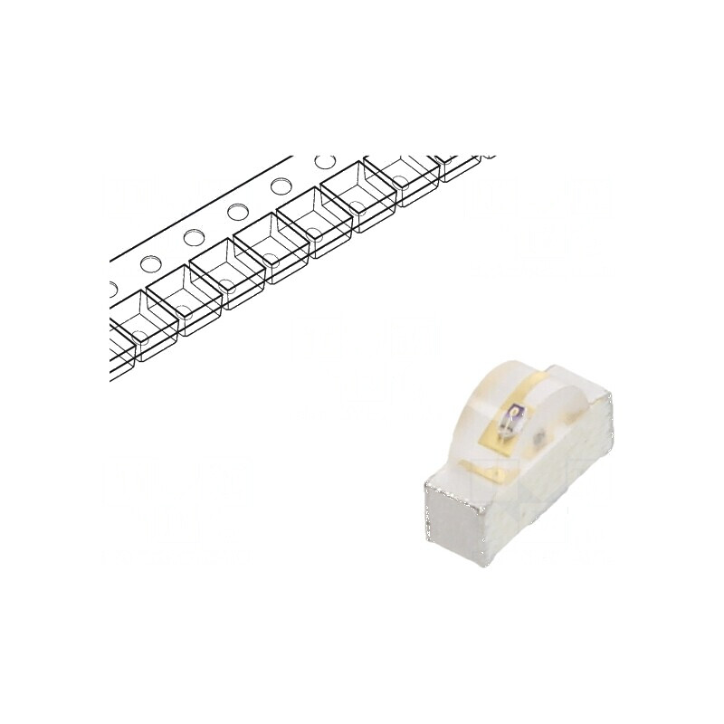 LED SMD 3020 roșie 19-47mcd 120° 20mA 624nm | Electronic-mag.ro | Componente Electronice