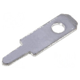 Terminal plat 2,8mm 0,5mm tată THT 10,5mm drept | Electronic-mag.ro | Componente Electronice
