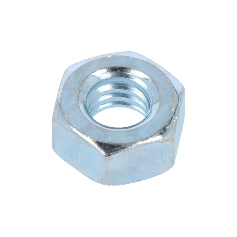 Piuliță hexagonală 1/4 din oțel cu acoperire zincată, dimensiuni H: 5,8mm, 11,1mm | Electronic-mag.ro | Componente Electronice