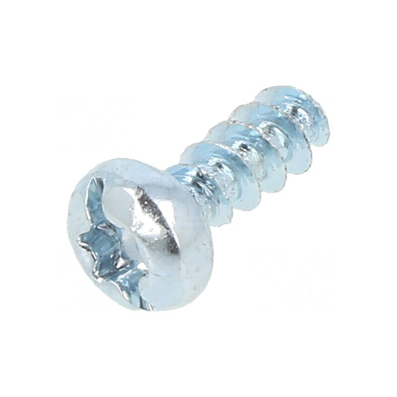 Şurub pentru plastic 3x8 cu cap rotund crestat Torx TX10 0,8mm | Electronic-mag.ro | Componente Electronice