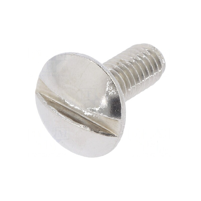 Şurub M4x10 0,7 Cap buton crestat 1,2mm oțel inoxidabil A2 | Electronic-mag.ro | Componente Electronice