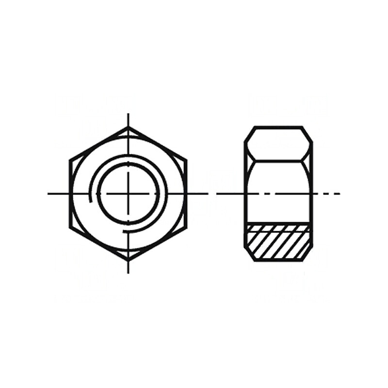 Piuliță hexagonală M6 din poliamidă 4,6mm H 10mm DIN 555 | Electronic-mag.ro | Componente Electronice Piuliță hexagonală M6 din poliamidă 4,6mm H 10mm DIN 555 | Electronic-mag.ro | Componente Electronice