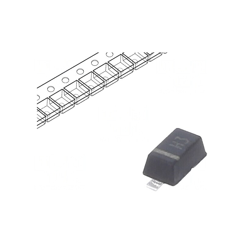 Diodă SMD 250V 0,2A 50ns SOD123F Ufmax 1,25V 410mW | Electronic-mag.ro | Componente Electronice