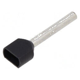 Vârf tub capăt izolată dublă cupru 1,5mm2 18mm cositorit | Electronic-mag.ro | Componente Electronice