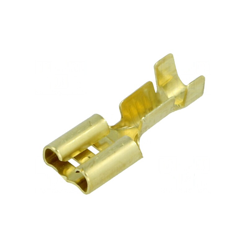 Terminal plat 6,3mm mamă 1÷2,5mm² crimpat pe cablu | Electronic-mag.ro | Componente Electronice