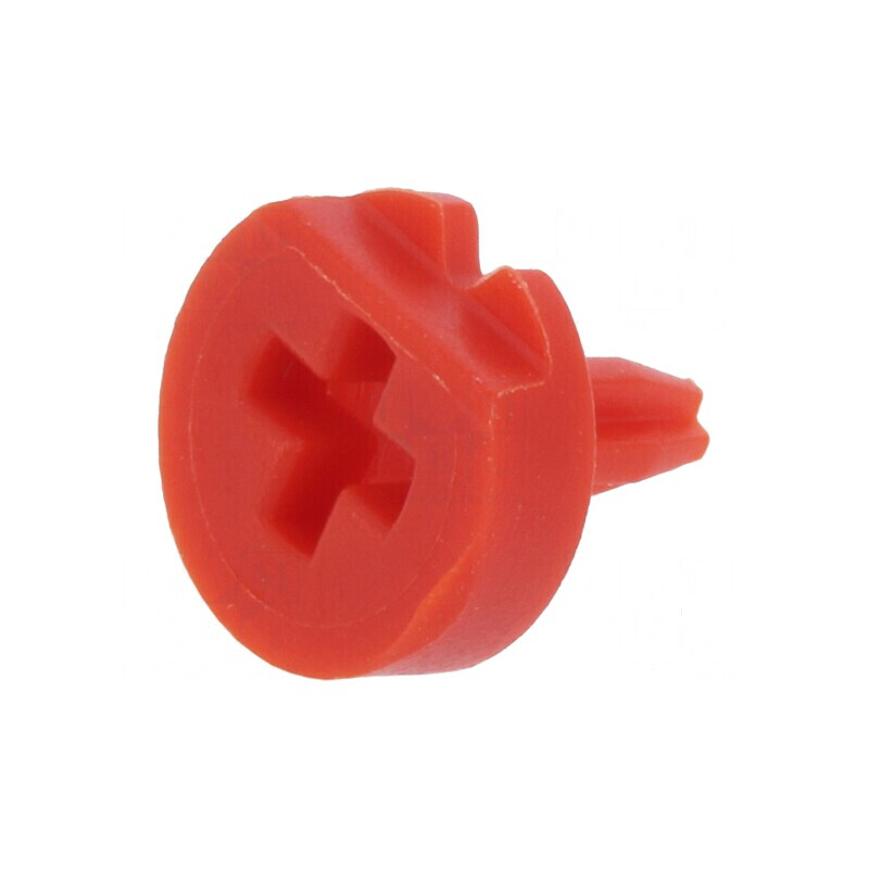 Buton rotativ cu indicator roșu Ø6,3mm pentru trimere | Electronic-mag.ro | Componente Electronice Buton rotativ cu indicator roșu Ø6,3mm pentru trimere | Electronic-mag.ro | Componente Electronice