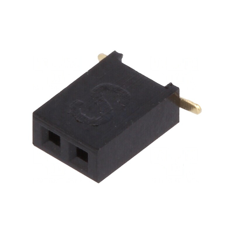 Conector şiruri pini soclu mamă 2x1 1,27mm SMT | Electronic-mag.ro | Componente Electronice
