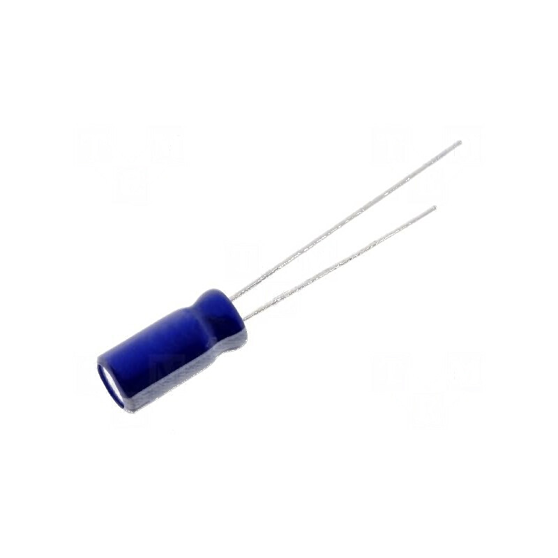 Condensator electrolitic THT 1uF 50V Ø4x7mm Raster 1,5mm | Electronic-mag.ro | Componente Electronice