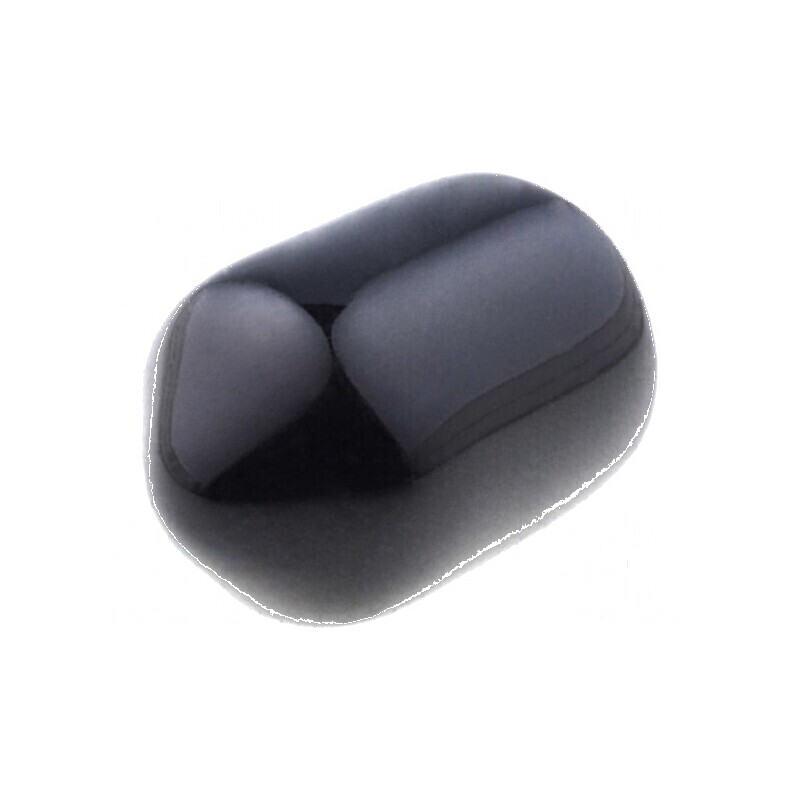Cap de protecție Corp neagră Øint 6mm PVC Soft L 8mm | Electronic-mag.ro | Componente Electronice